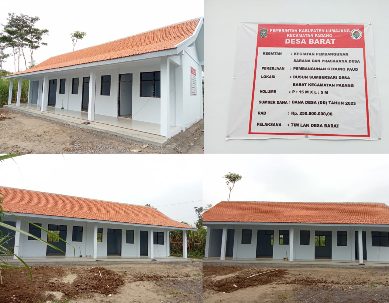 Pembangunan Sarana dan Prasarana Gedung TK Dharma Wanita 02 Barat