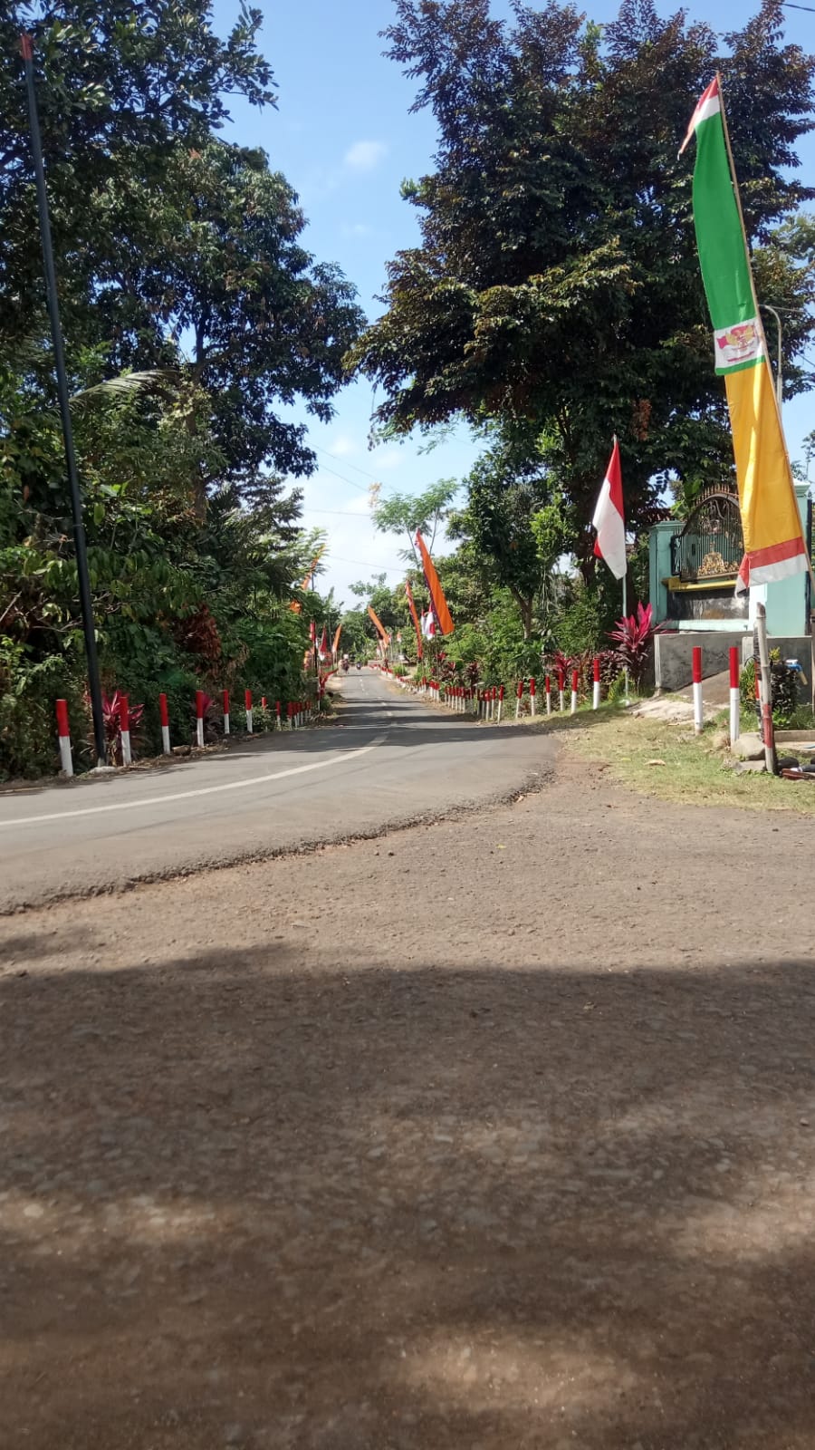PATOK MERAH PUTIH MENGHIASI INDAHNYA LINGKUNGAN