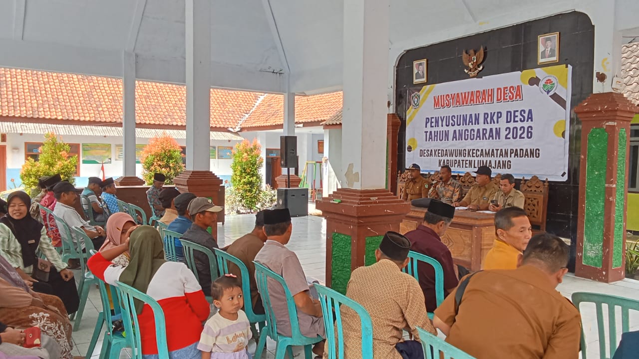 MUSYAWARAH RENCANA KEGIATAN PEMERINTAHAN DESA TAHUN 2026 DESA' KEDAWUNG KECAMATAN PADANG KABUPATEN L