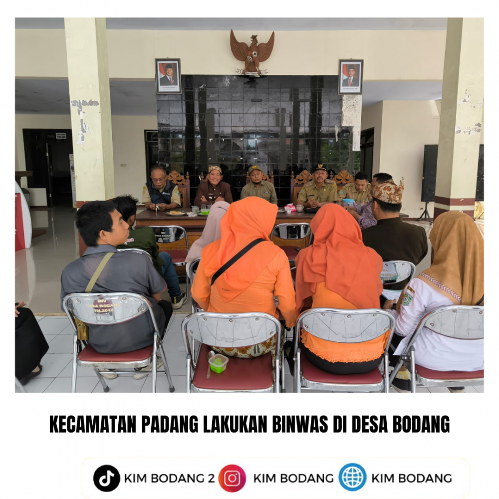 Kecamatan Padang Lakukan Binwas di Desa Bodang