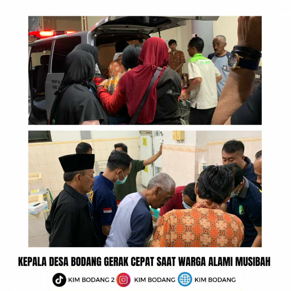 KEPALA DESA BODANG GERAK CEPAT SAAT WARGA ALAMI MUSIBAH